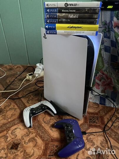 Sony playstation 5 PS5 2 джойстика