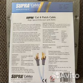 Кабель Supra Cables Cat 8 patch cable