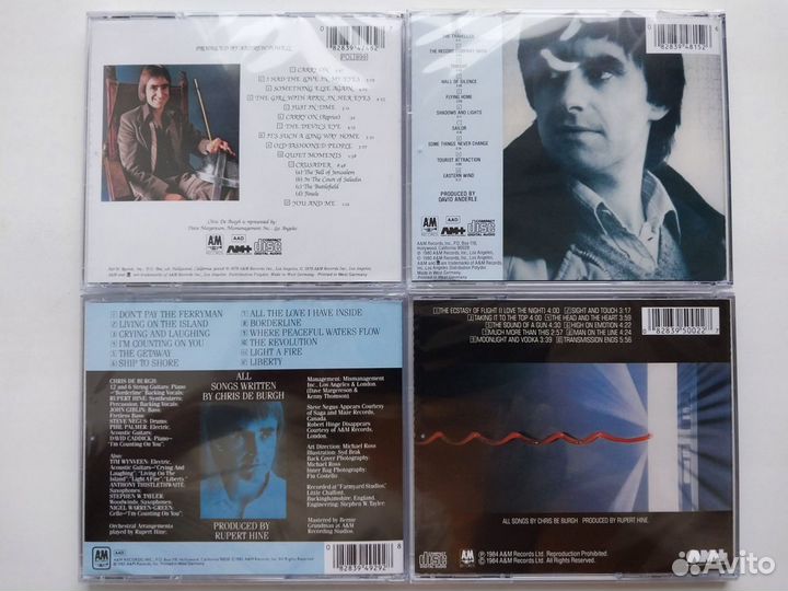 CD диски Chris de Burgh