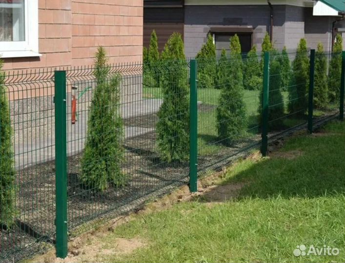 Забор из 3D сетки быстро