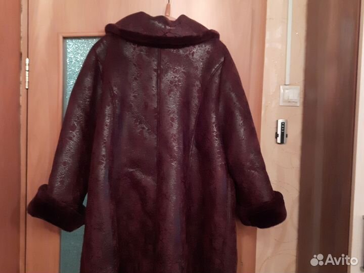 Дубленка женская зимняя длинная