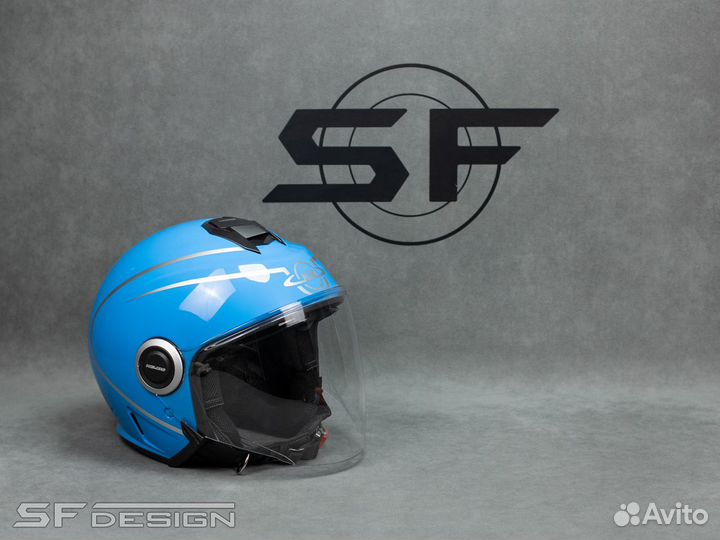 Аэрография для шлема Иж Jupiter View From Europa