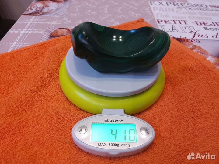 Пепельница малахит