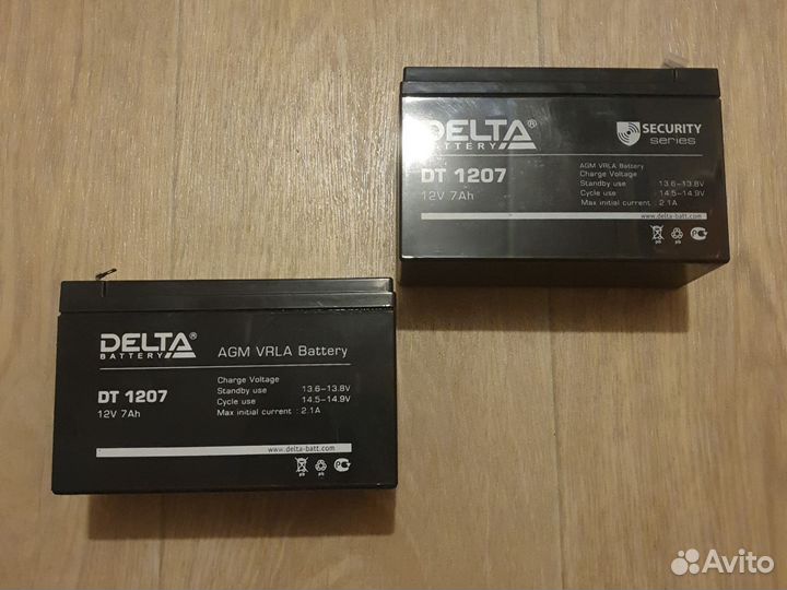 Аккумулятор Delta DT 1207