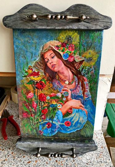 Поднос - дерево. Hand Made