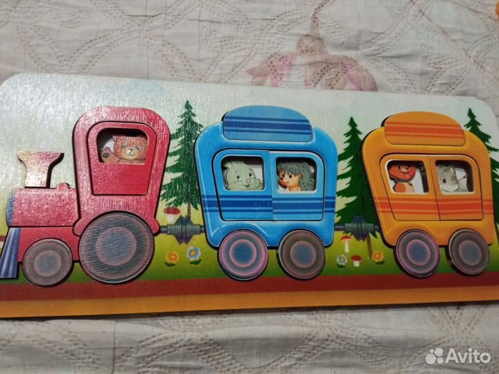 Деревянные пазлы, головоломки