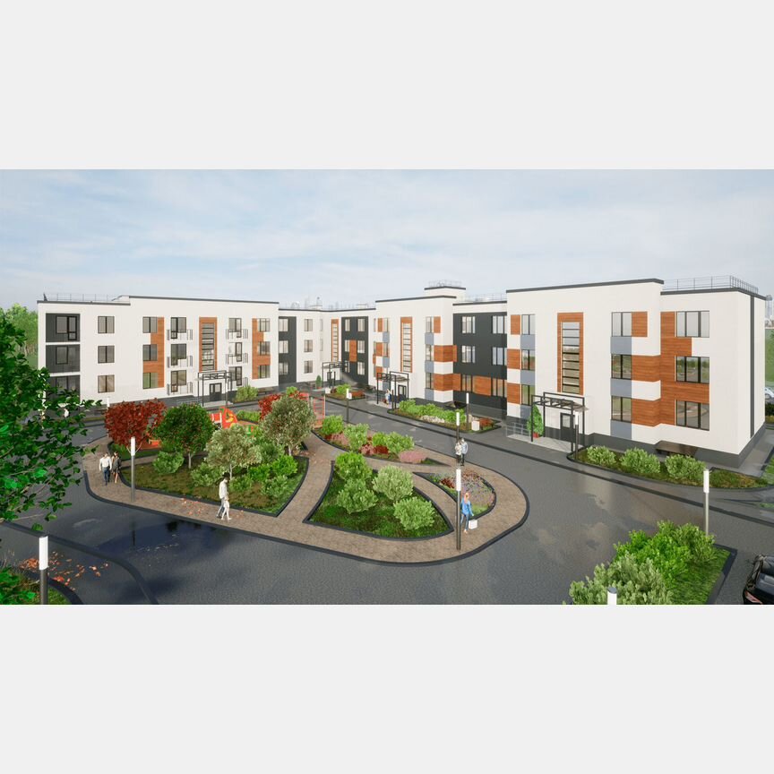 2-к. квартира, 56,7 м², 2/3 эт.
