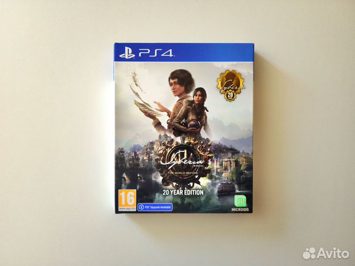 Игра ps4 ps5 Syberia. The world before