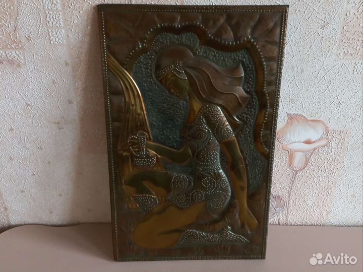 Картина медная чеканка СССР