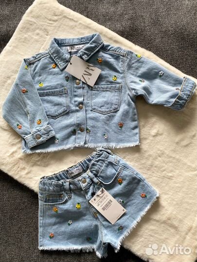 Детская одежда - джинсовка + шорты