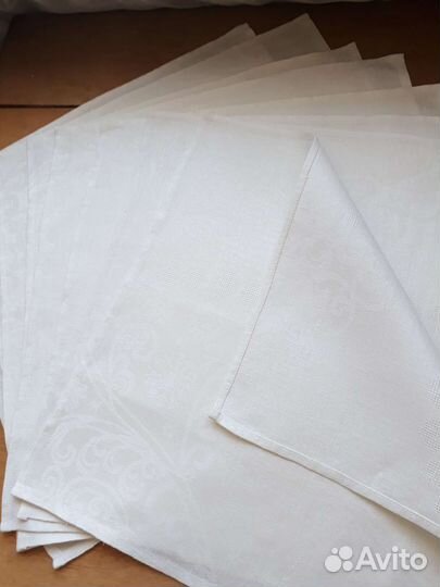 Салфетки льняные,8шт., новые
