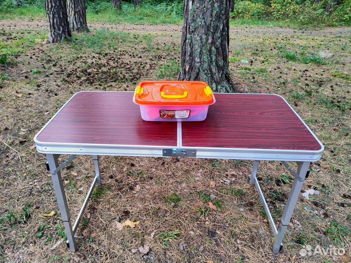 Стол складной усиленный со стульями