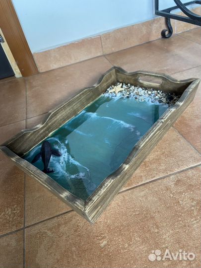 Деревянные подносы. Столик-поднос для завтрака