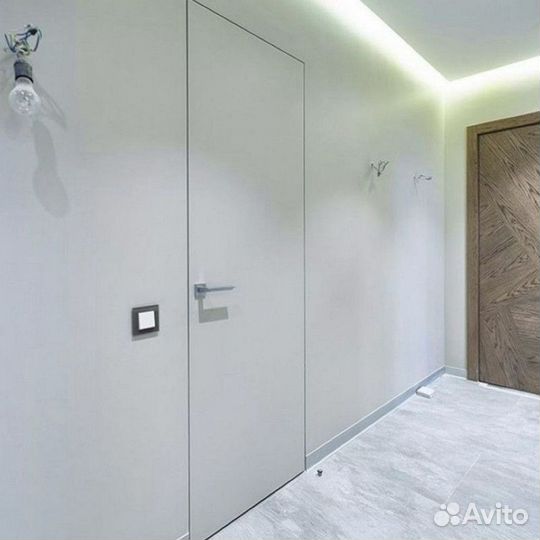 Скрытые межкомнатные двери под покраску