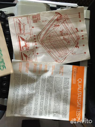 Пишущая машинка Erika