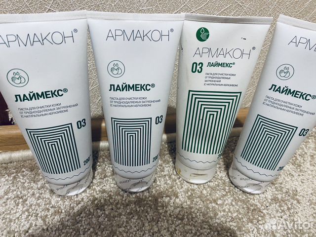 Очищающая паста для рук новая 4 шт