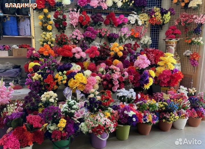 Искусственные цветы оптом новые