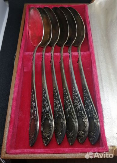 Ложки столовые мельхиор, зид, СССР