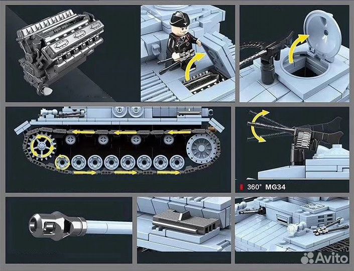 Лего Танк Pz IV
