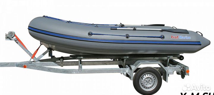 Лодка риб профмарин рм 380 RIB С ал.корпусом tumen