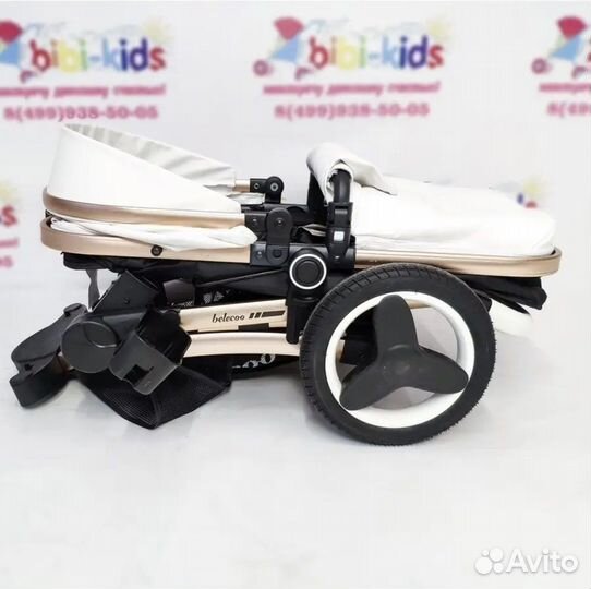 Коляска 2 в 1 эко кожа