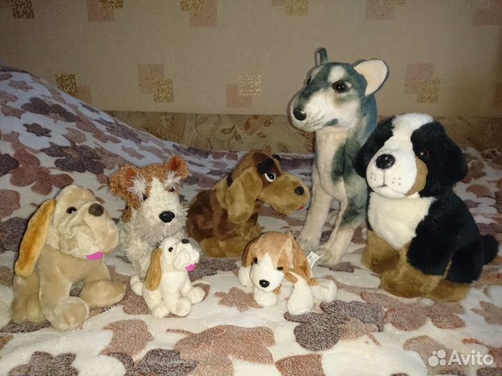 Мягкие игрушки собаки
