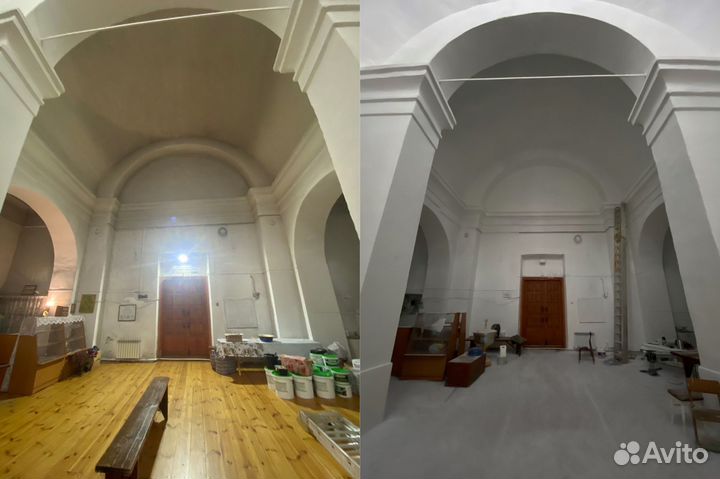 Покраска стен, полов, потолков