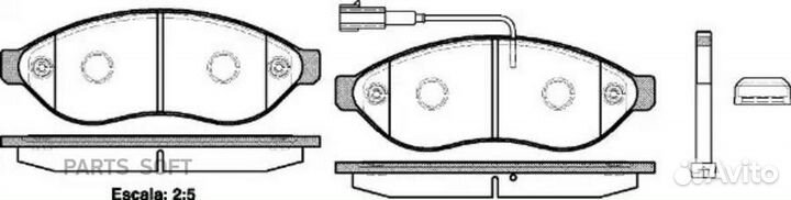 Road house 2123701 Колодки торм. диск. boxer ducat