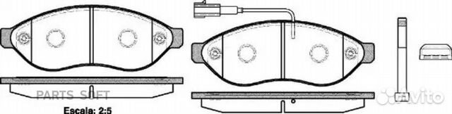 Road house 2123701 Колодки торм. диск. boxer ducat