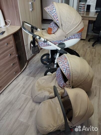 Коляска 3 в 1 Rudis Solo