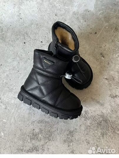 Дутики зимние для девочки 32 размер