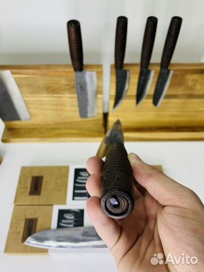 Нож кованая сталь AUS-10 кухонный