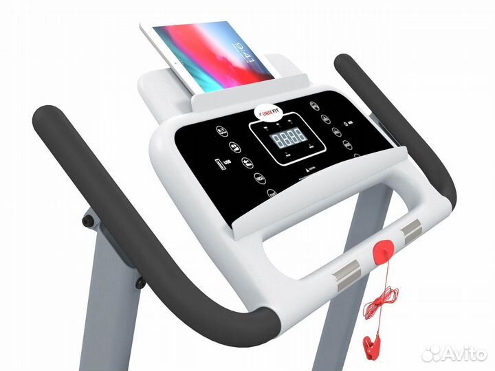 Беговая дорожка Unixfit ST-560E White + коврик