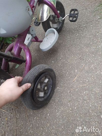 Детский велосипед с ручкой бу