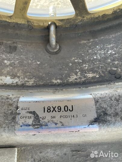 Диски Rays Arthur exchange R18