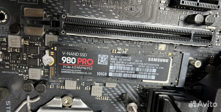 Samsung 980 PRO 500GB m.2 ssd