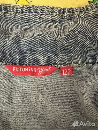 Джинсовая куртка для девочки 122