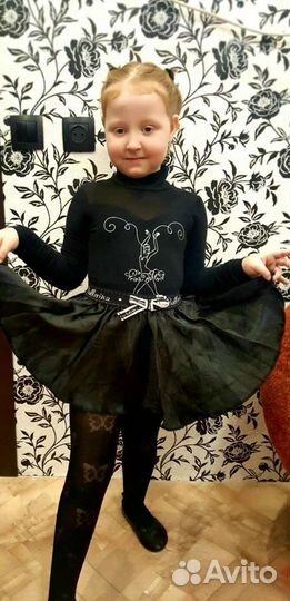 Купальник с юбкой для занятий 116-128