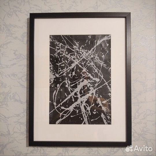 Акрил на бумаге (абстракция / живопись)