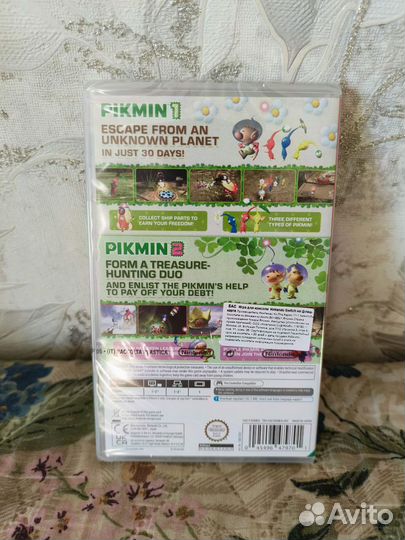 Pikmin 1+2 для Nintendo switch новая
