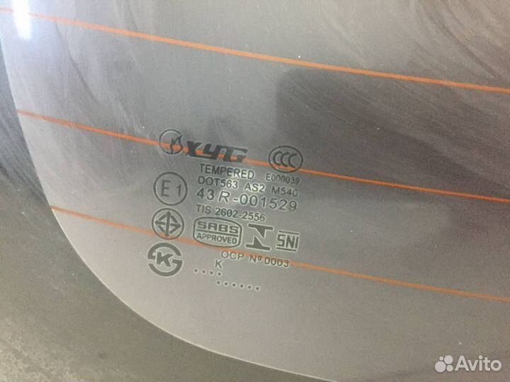 Стекло заднее Mitsubishi Lancer X CX, CY 2007