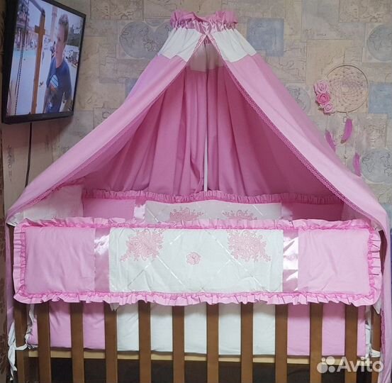 Балдахин - комплект бортиков в кроватку