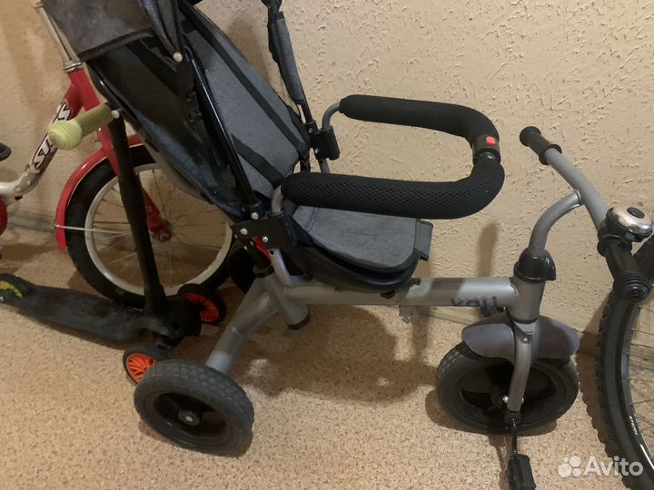 Велик и коляска