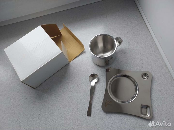 Набор кофейный из нержавейки