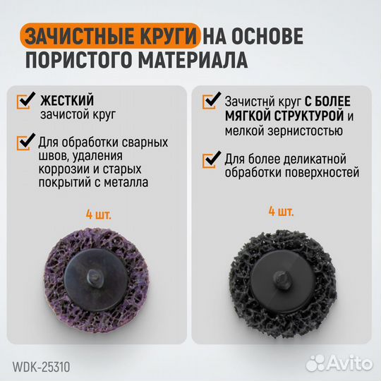 Пневматическая шлифовальная машинка WDK-25310