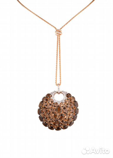 Колье Casato Smoky Quartz & Diamonds