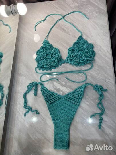 Вязаный купальник новый