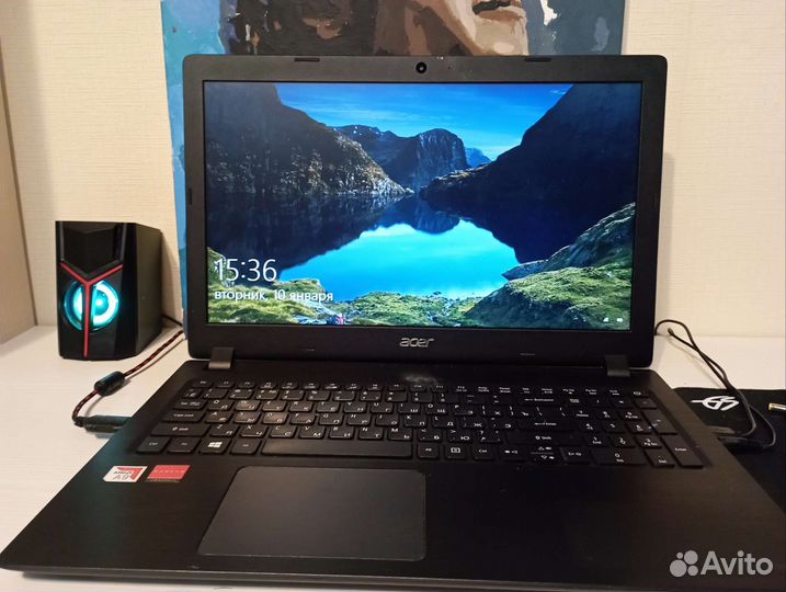 Ноутбук Acer aspire a315-21g 2ядра Gta v -10-20фпс