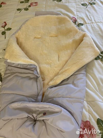 Меховой конверт в коляску и Конверт на выписку