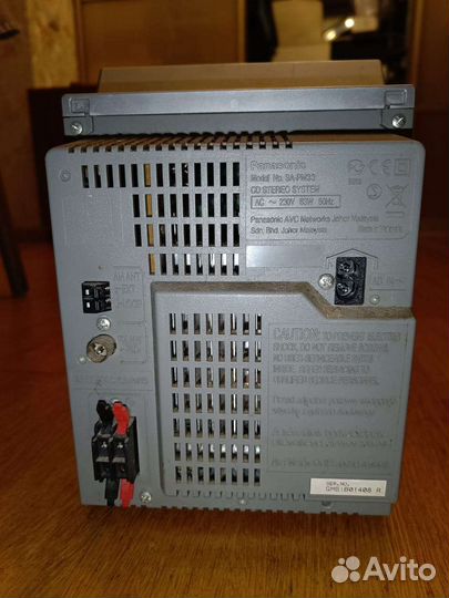 Музыкальный центр panasonic sa-pm33